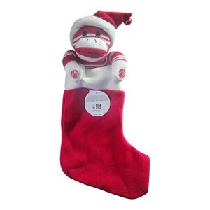 Singing Sock Monkey Christmas Stocking Hey Hey We're The Monkees